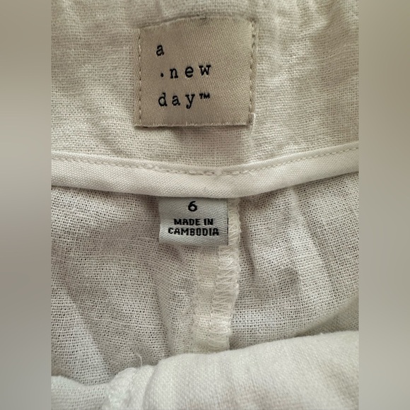 A New Day Women's Tapered Leg Tailored High Rise Ankle Length Pants - Size 6 - Picture 7 of 7